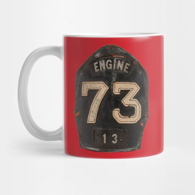 Helmet Frontpiece Philadelphia Fire Dept. Engine Co. 73 by Husky's Discount Ninja Emporium